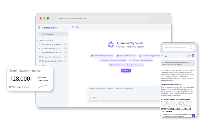 DeepSynopsis App in action