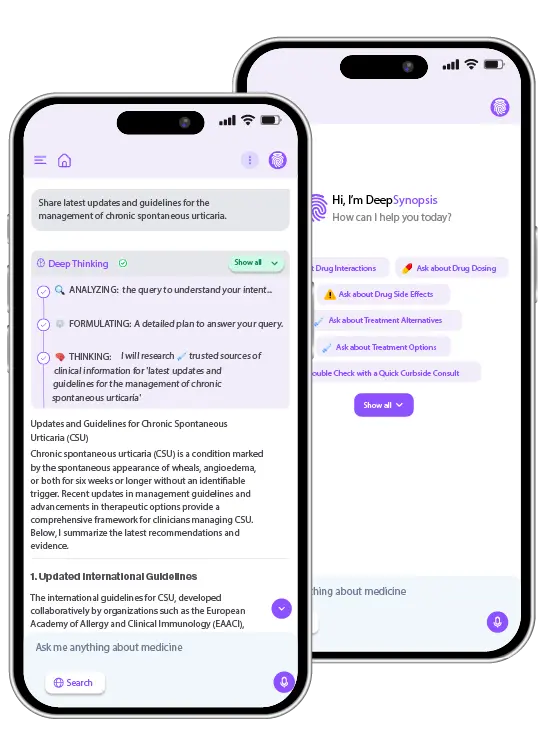 DeepSynopsis App Screenshot